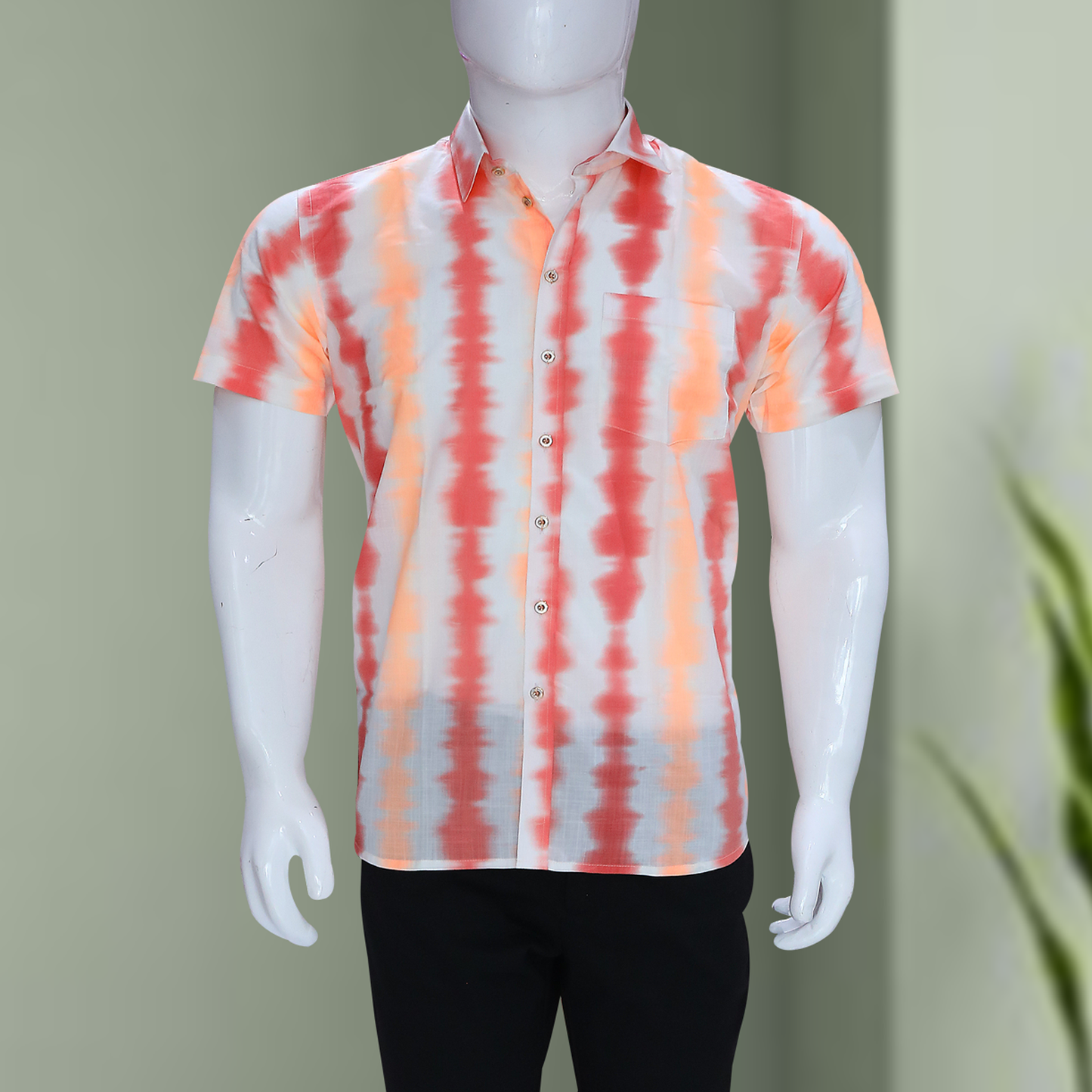 Tie-dye Salmon Shirt