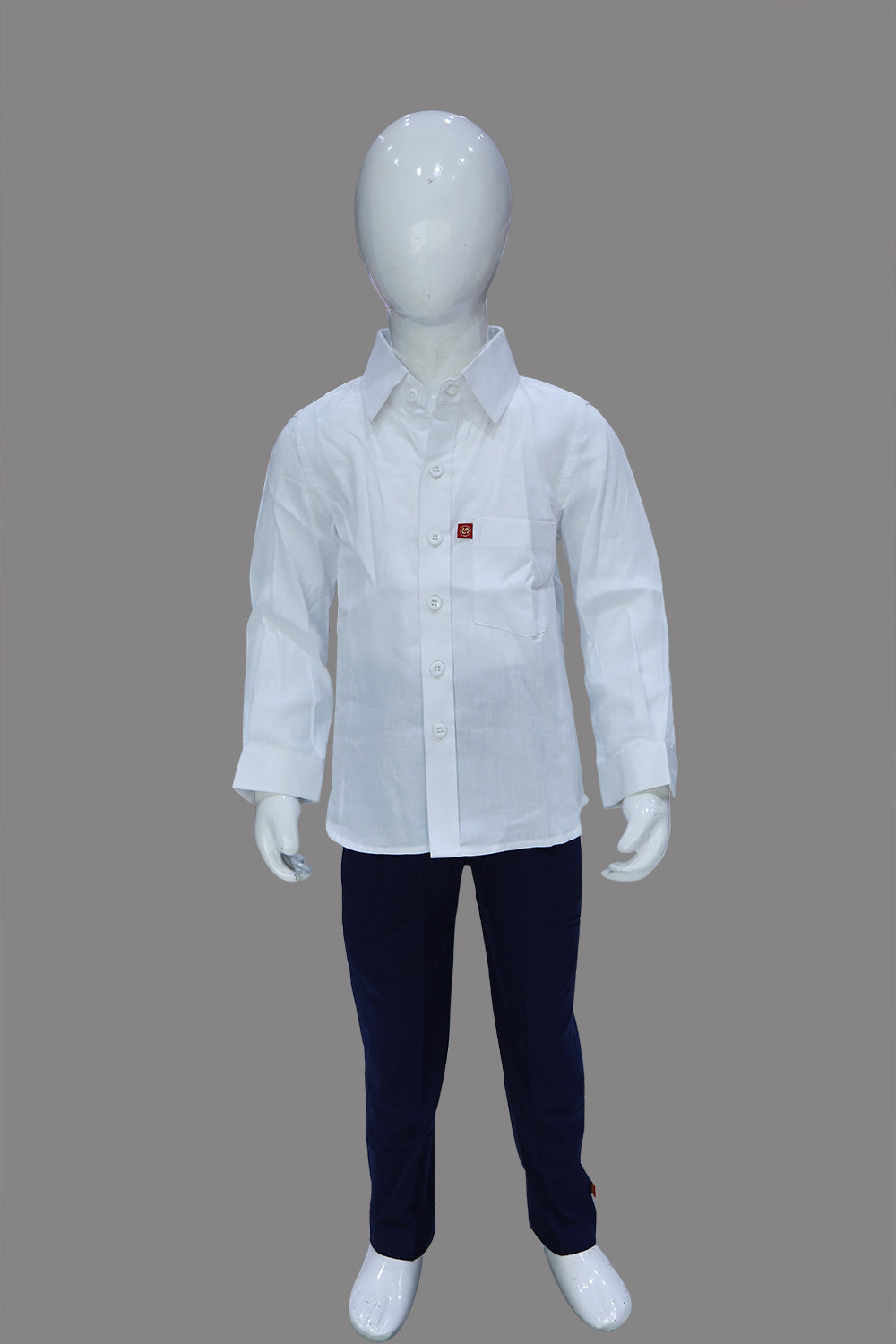 White Full Sleeves Boys Casual Shirt | S3BWHITE SHIRT