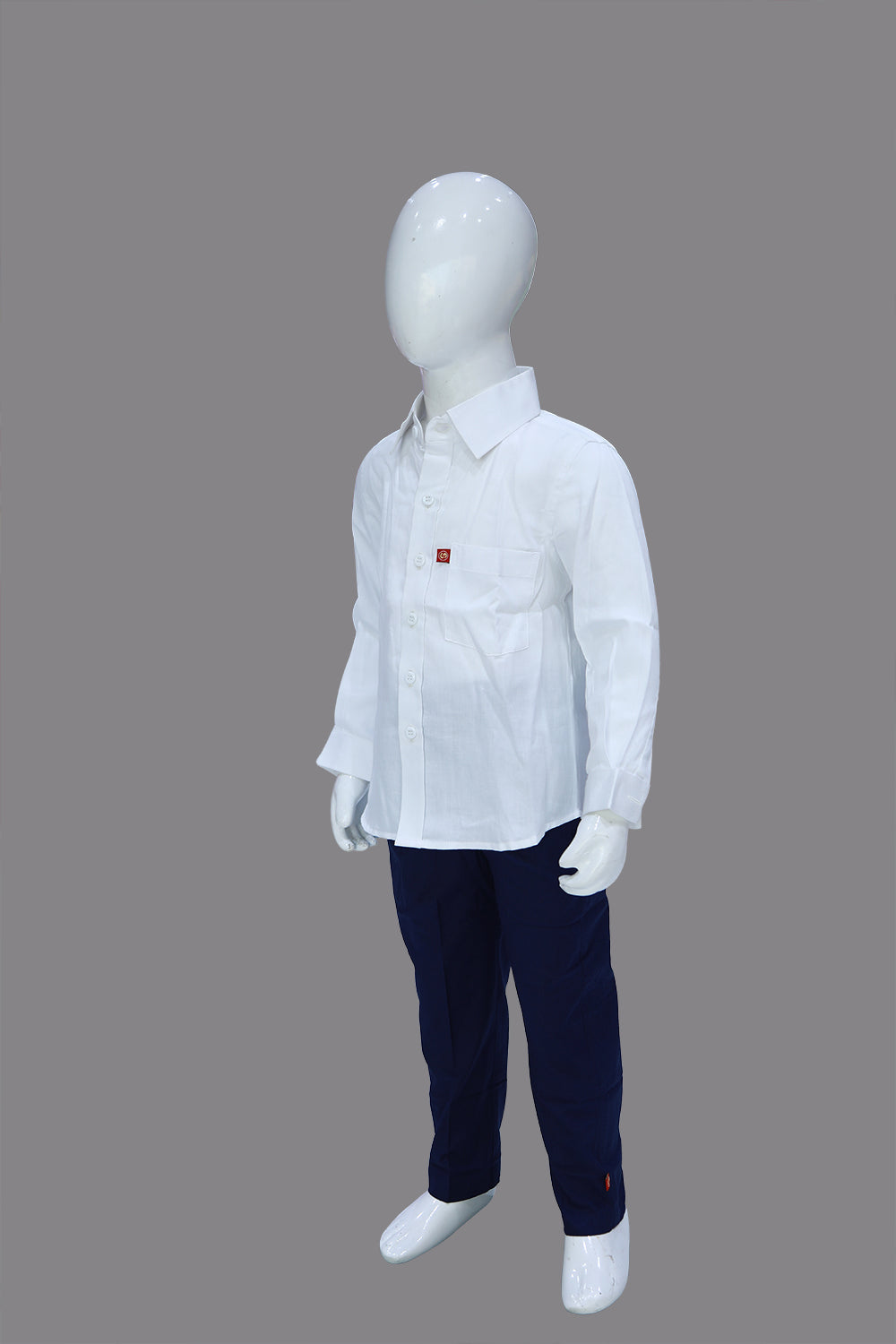 White Full Sleeves Boys Casual Shirt | S3BWHITE SHIRT