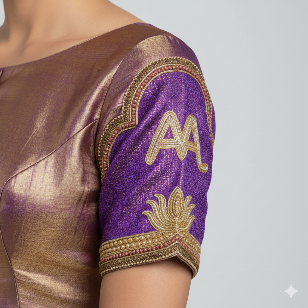 Peacock Maggam Work Blouse