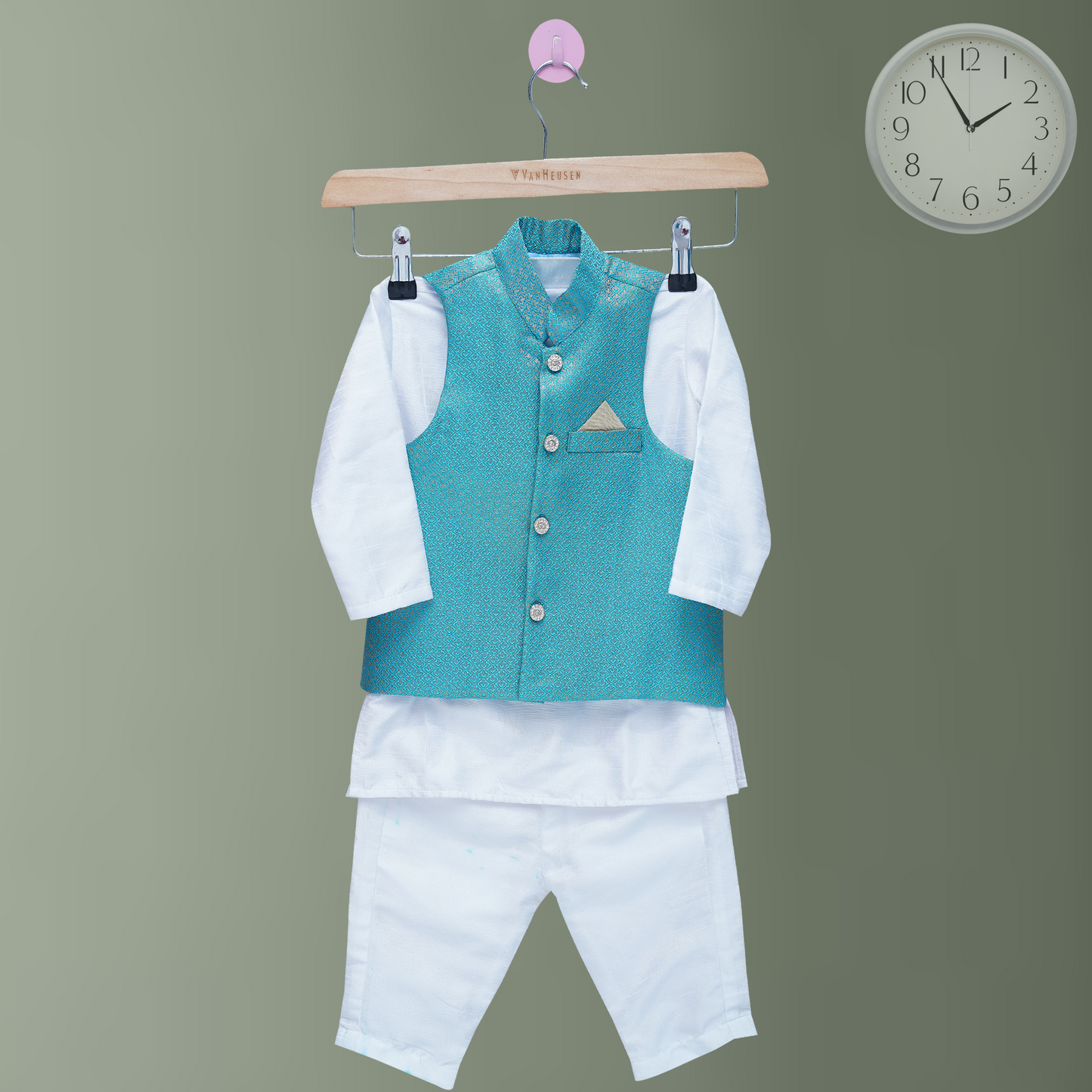 Style Kurta Pyjama Waistcoat for Boys