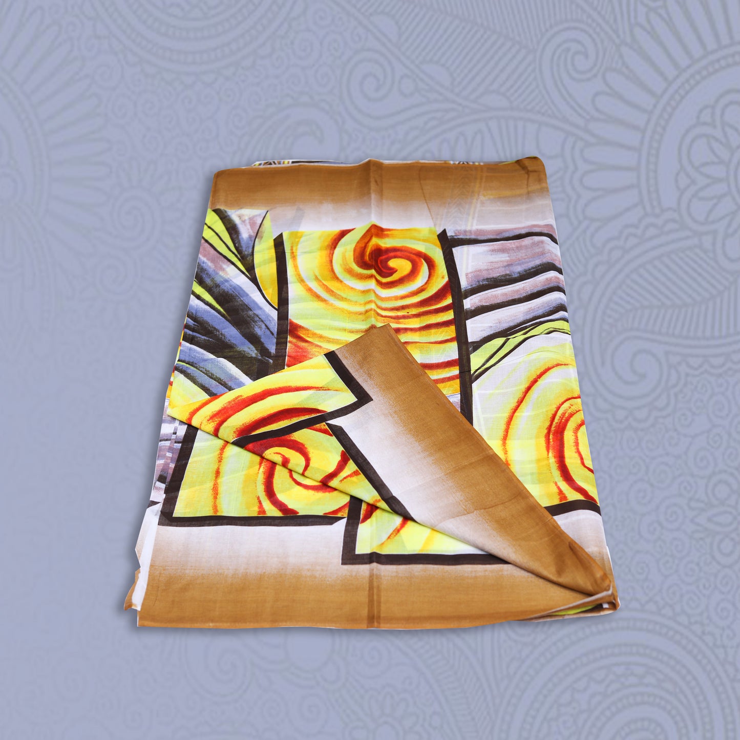 Cotton Hand Block Printed Saree