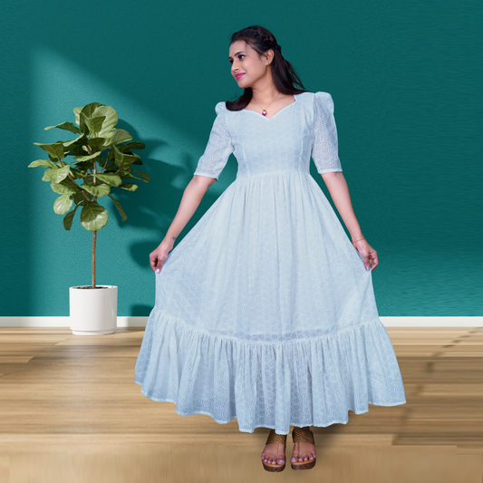 women gown white