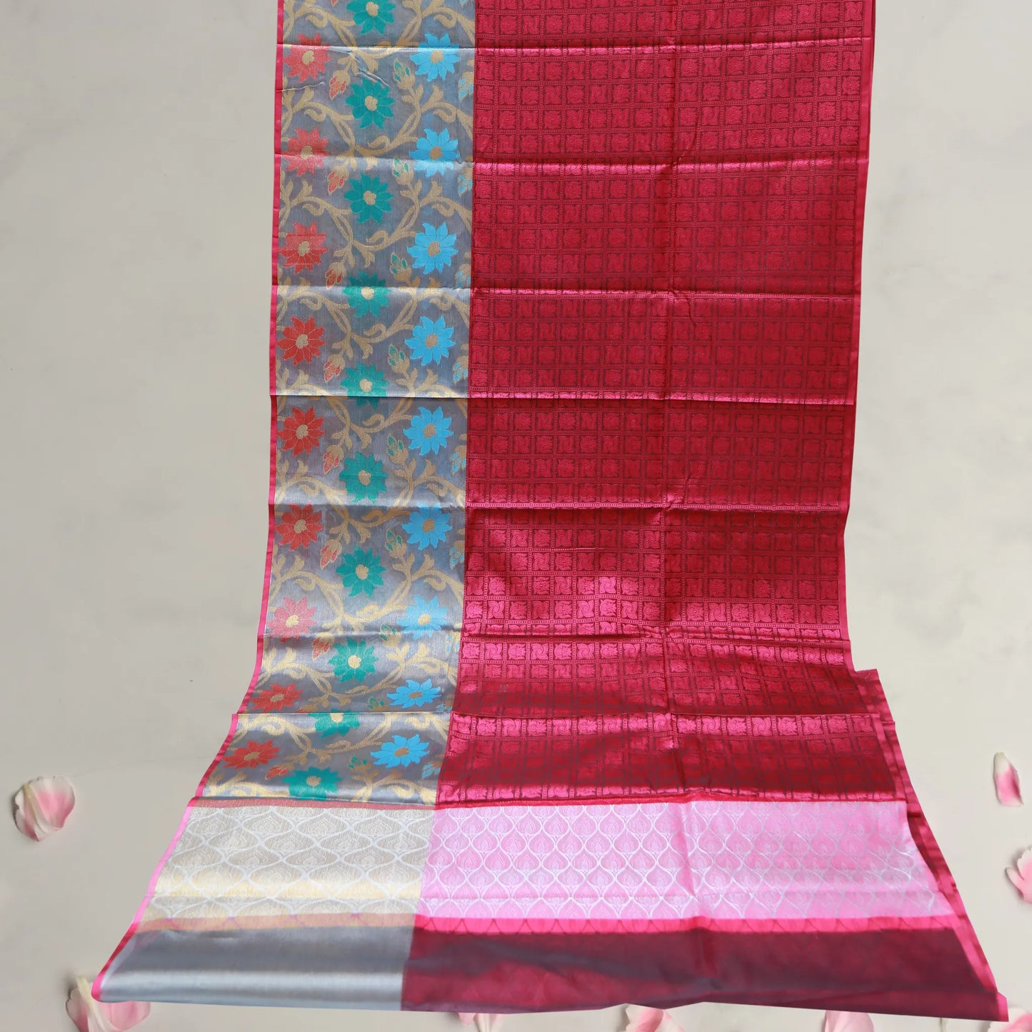 Purple & Silver Fancy Saree | Saree 7