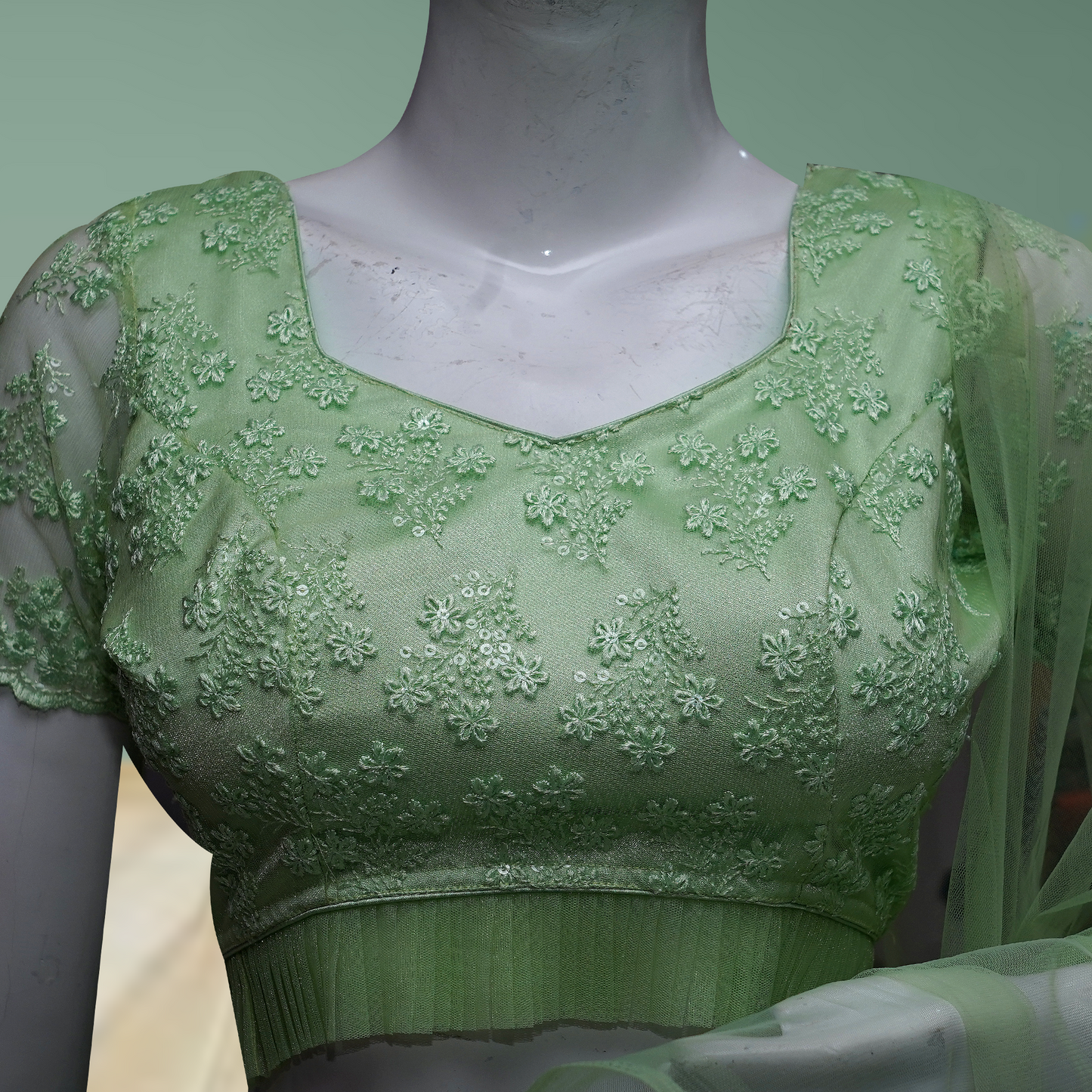 Earthy greenTrendy Lehenga Choli for Women