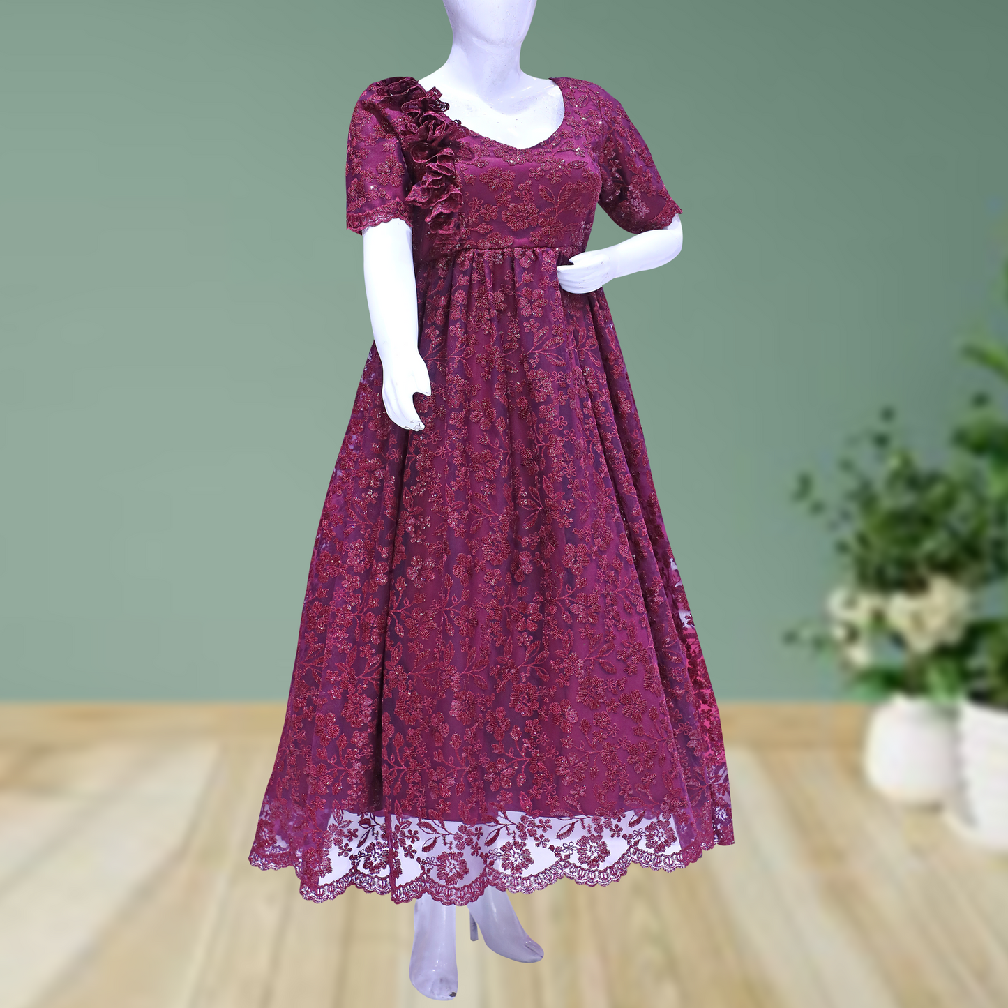 Premium Embroidered Gowns & Kurtis | Elegant Styles for Women