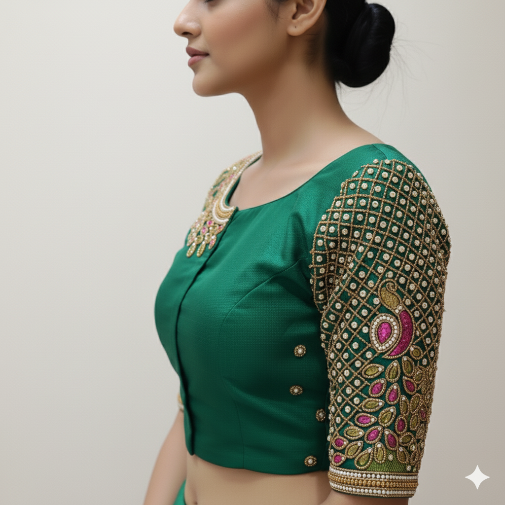 Round Neck Women Blouse