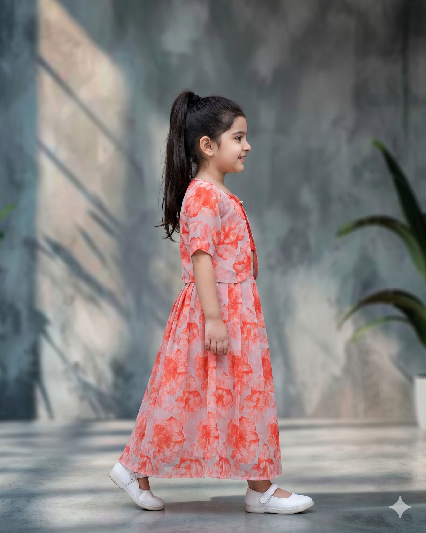 Cute Floral Dress Set