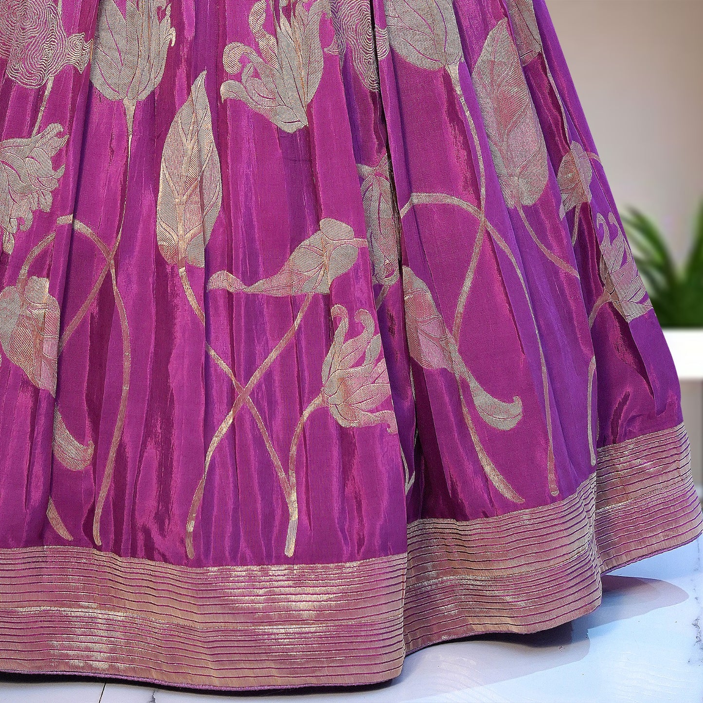 Designer Lehenga Choli with Koti Jacket β Elegant Ethnic Ensemble for Women
