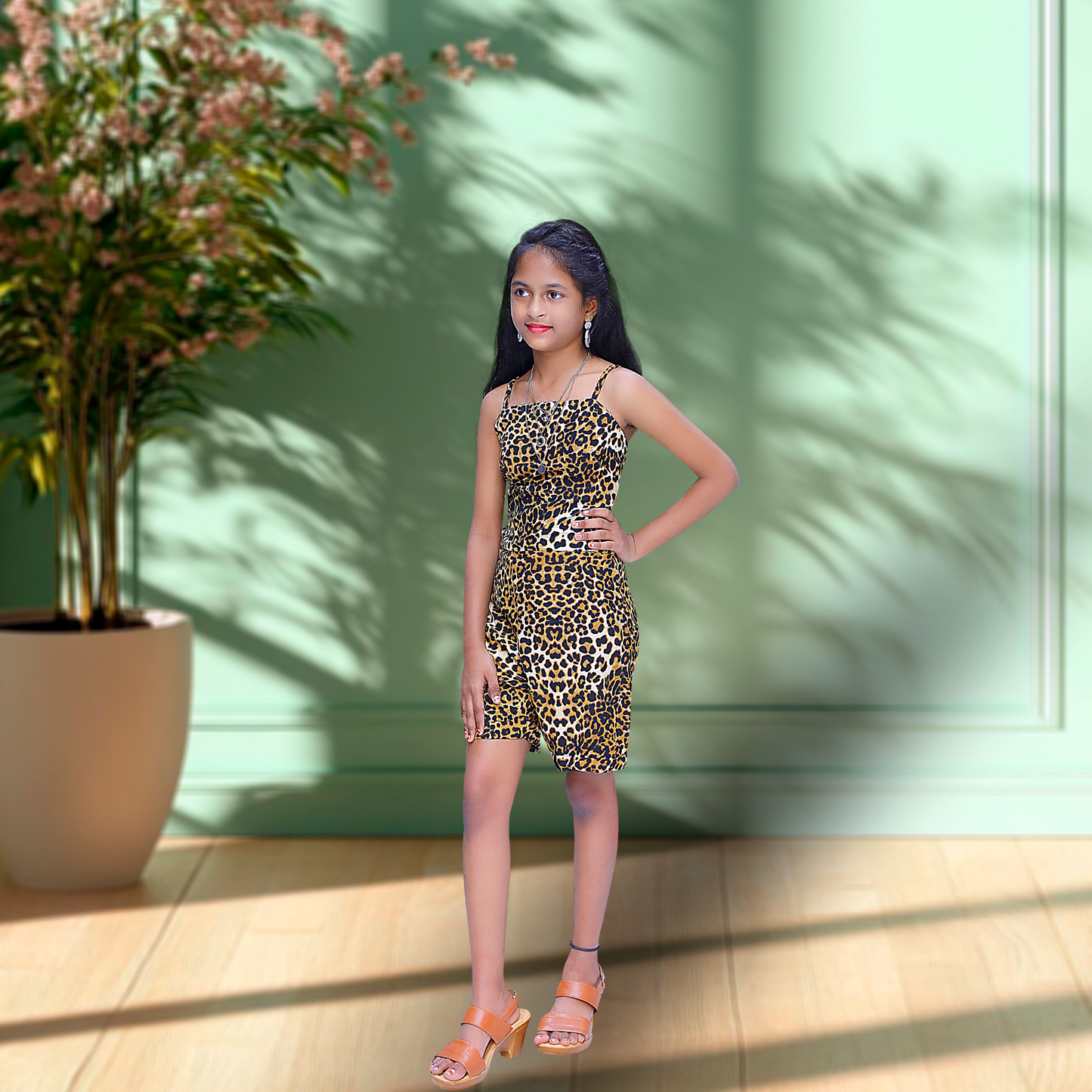 Kids Girls Short Jumpsuit