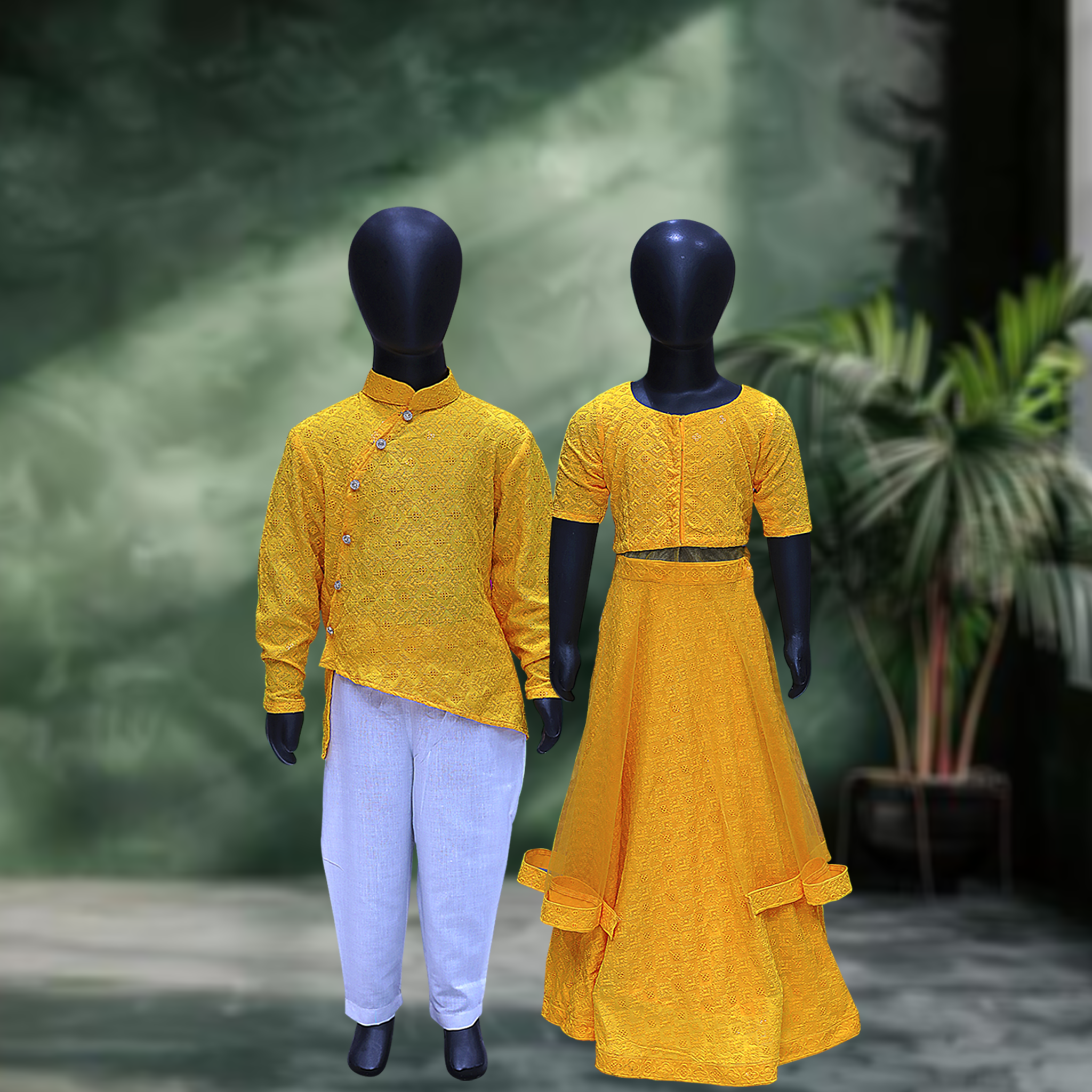 Brother & Sister Matching Combo Dress Set
