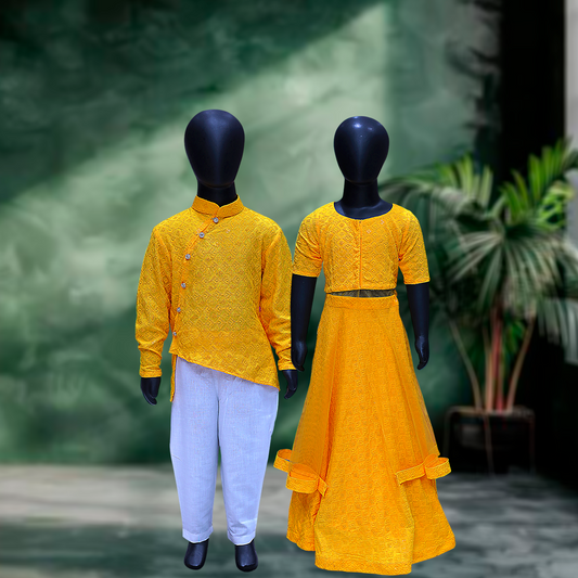 Brother & Sister Matching Combo Dress Set