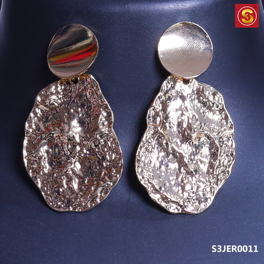 Rose Petals Rose Gold EarRings (S3JER0011)