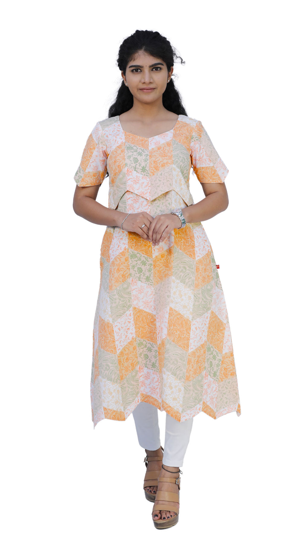 Women Floral Print Straight Kurta | S3K535