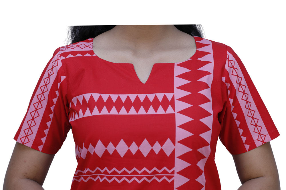 Women Printed Straight Kurta-S3K617