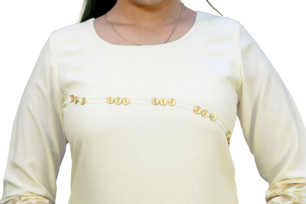 Women's Self Design Straight Kurta | Elegant & Minimal Ethnic Wear | S3K538