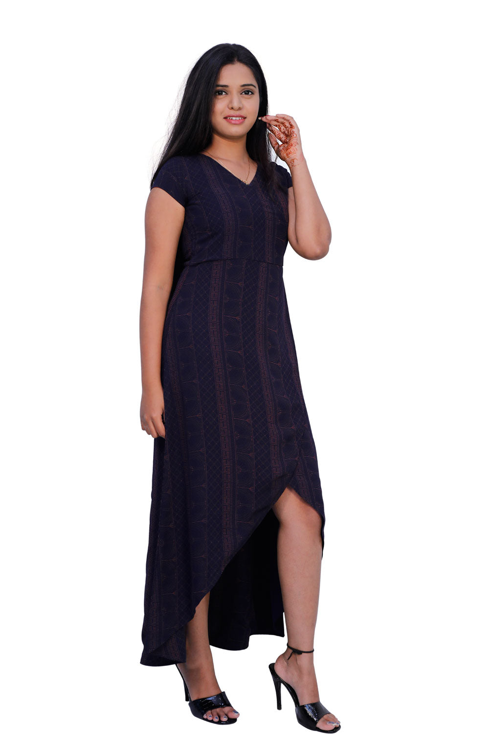 Women Printed Trail Cut Kurta | S3D388