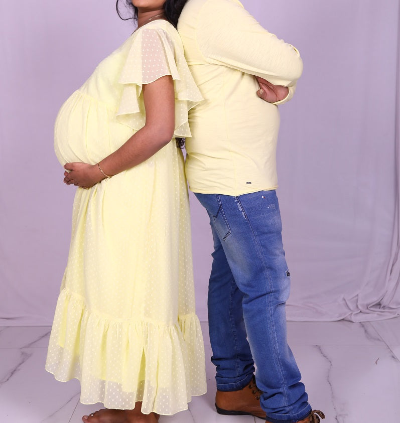 Lemon Yellow Maternity Shoot Combo | S3MWMC4