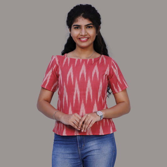 Casual Printed Pink Top for Women | Stylish & Comfortable -S3 Fashions | S3T579