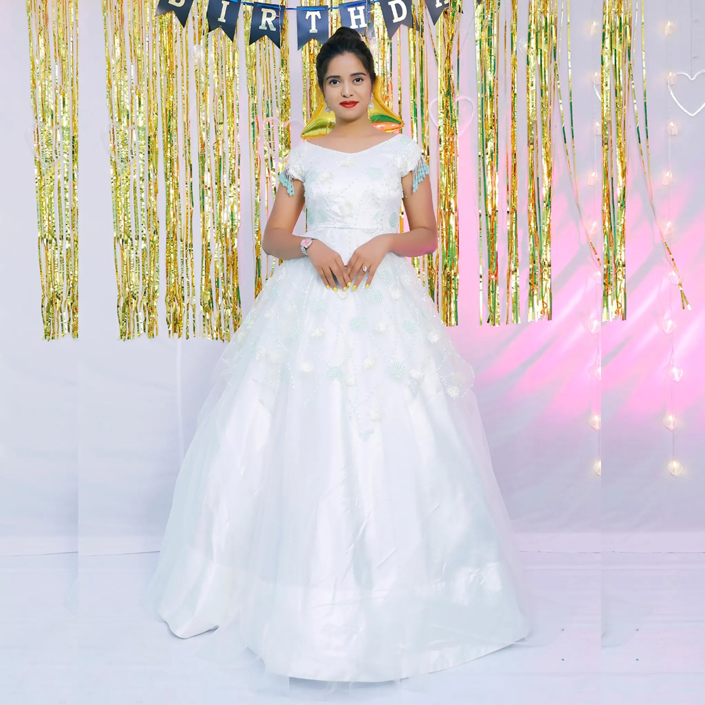 Women’s Mint Green Wedding Gown | S3G867
