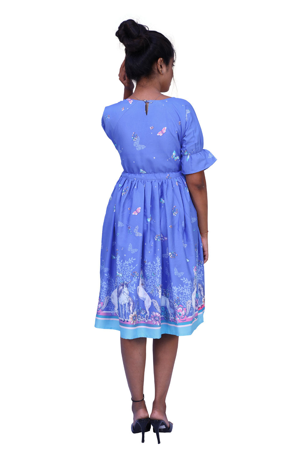 Women Animal Print A-line Dress | S3G757