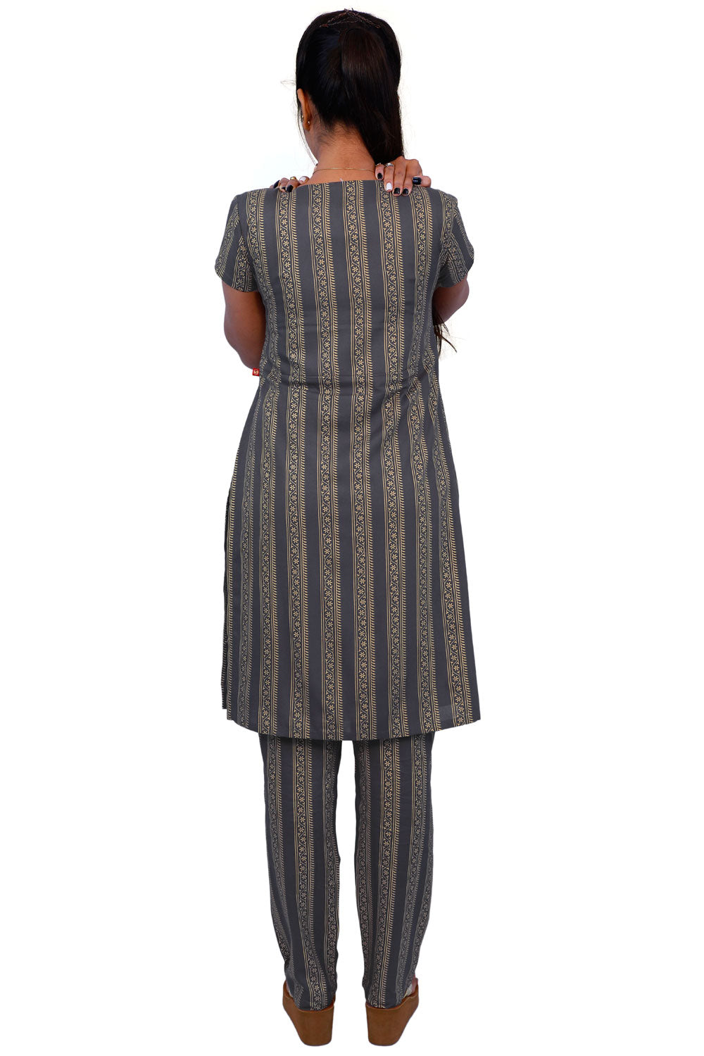Women Printed Straight Kurta set | S3X187