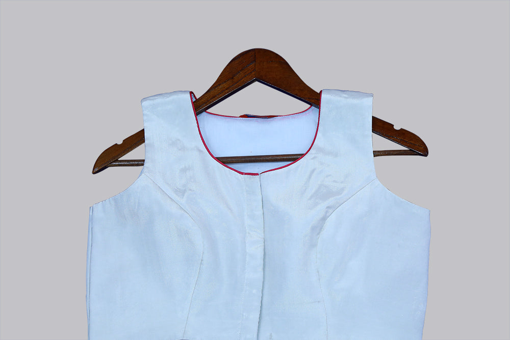 Tanjore Art Rajasthani Hand Crafted Painting Blouse | S3MB58