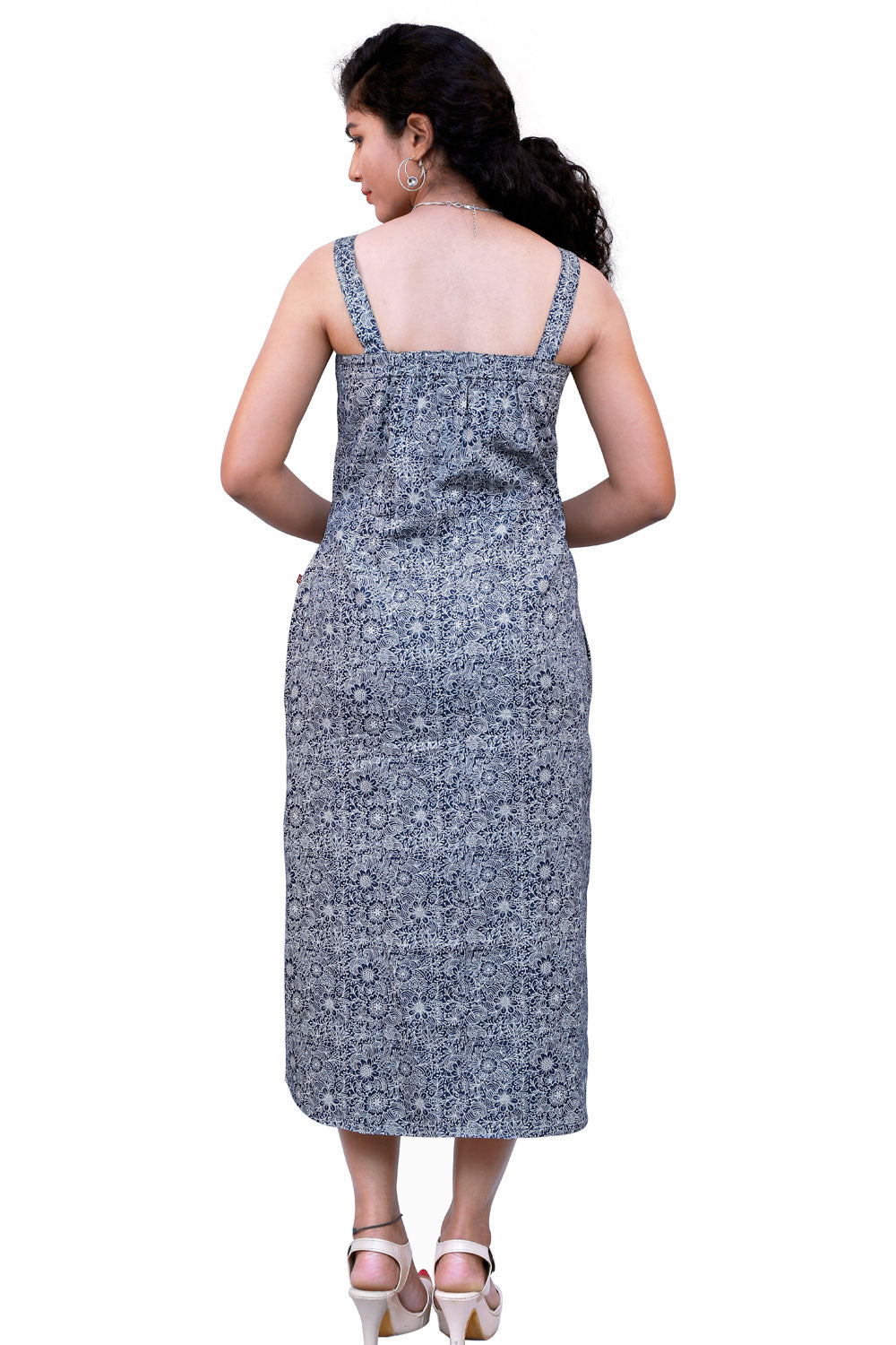 Women Maxi Grey Dress | S3J069