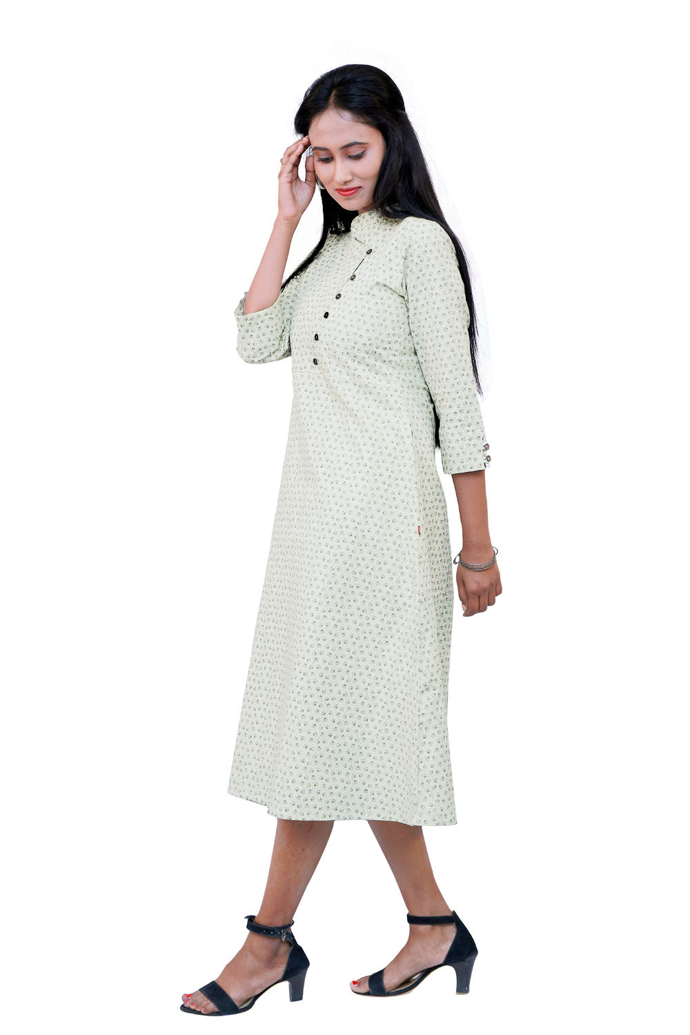 Women Printed A-line Kurta | S3X128
