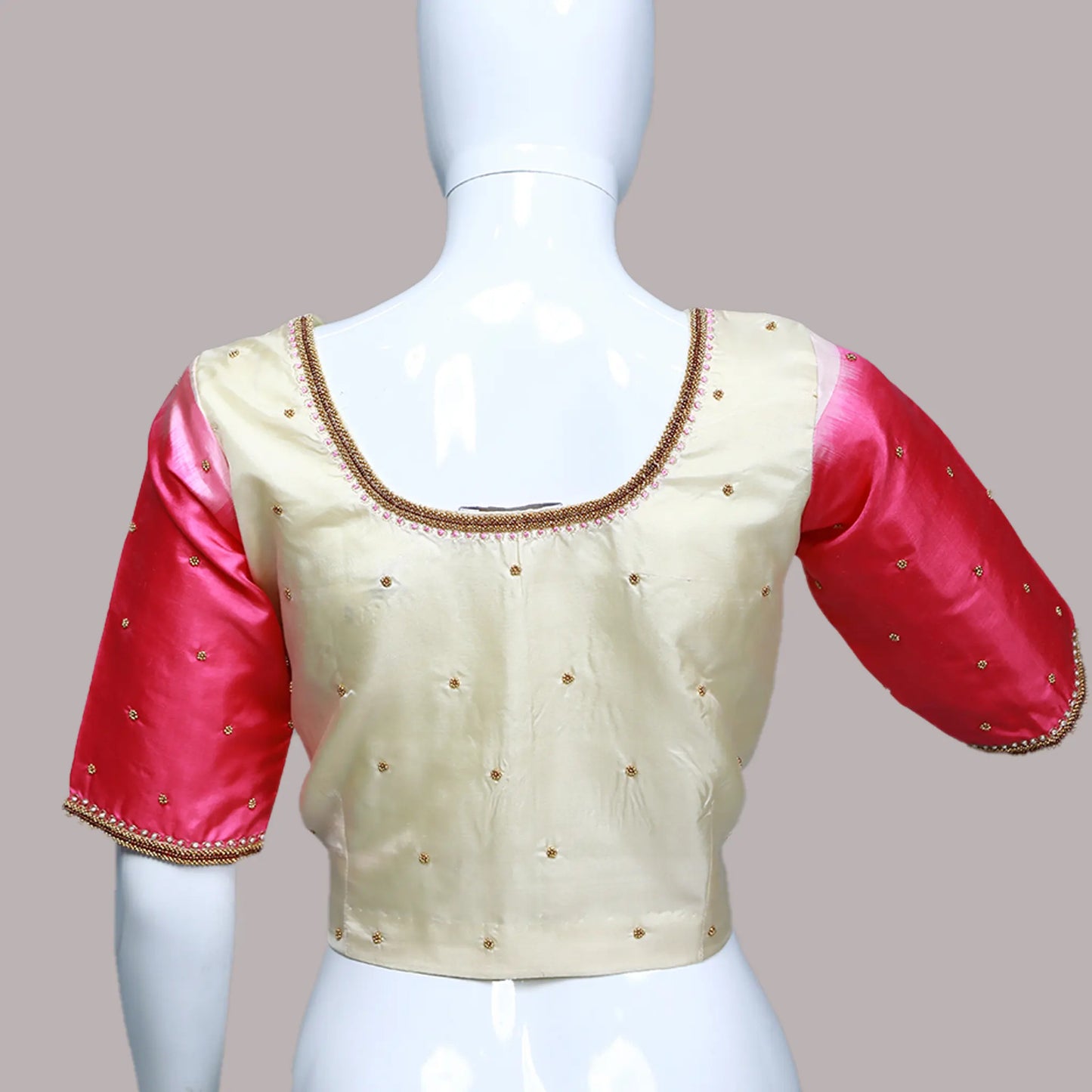 Women's Embroidery Maggam Bits withThreads Work Blouse | S3MB43