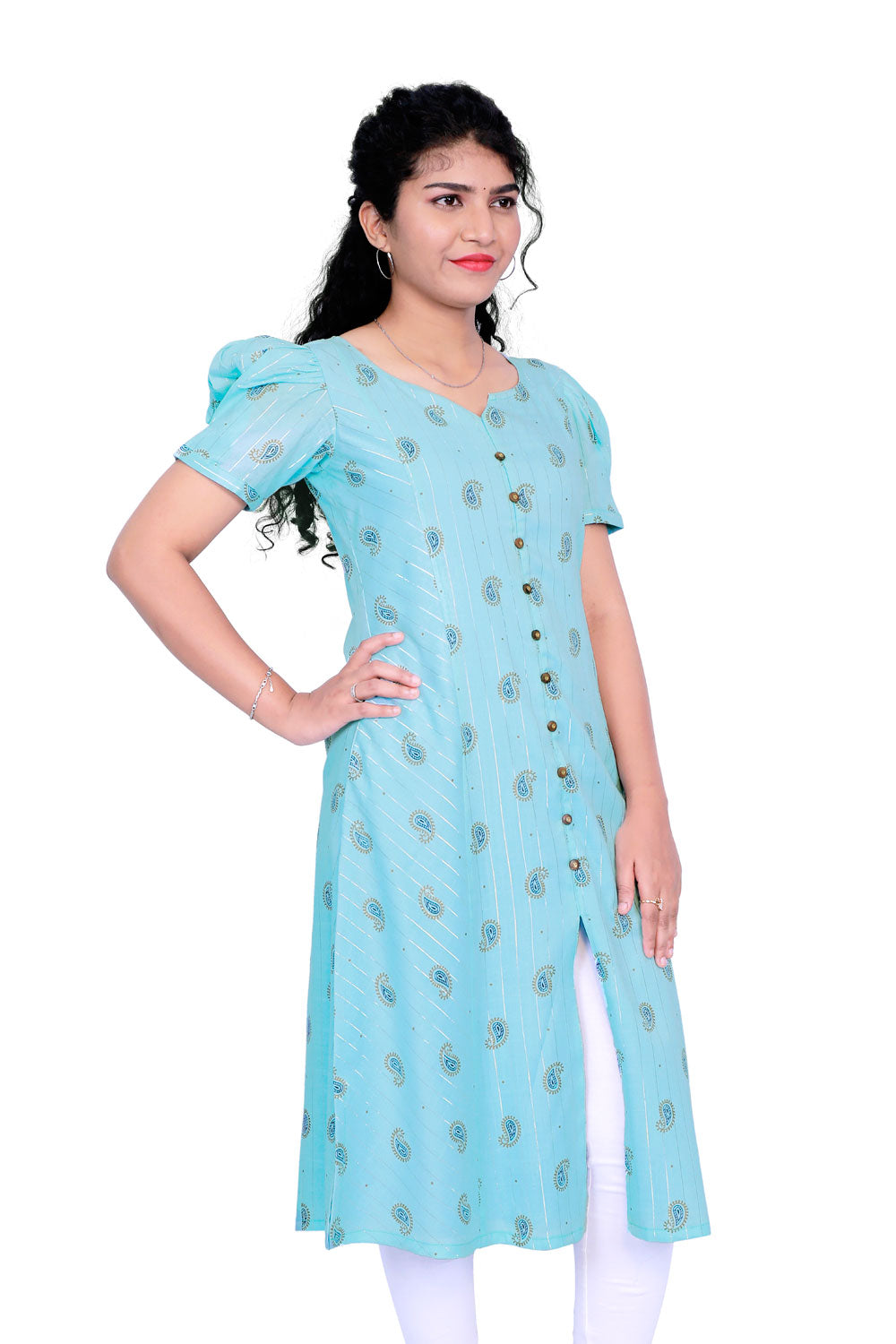 Women Printed A-line Kurta | S3X227