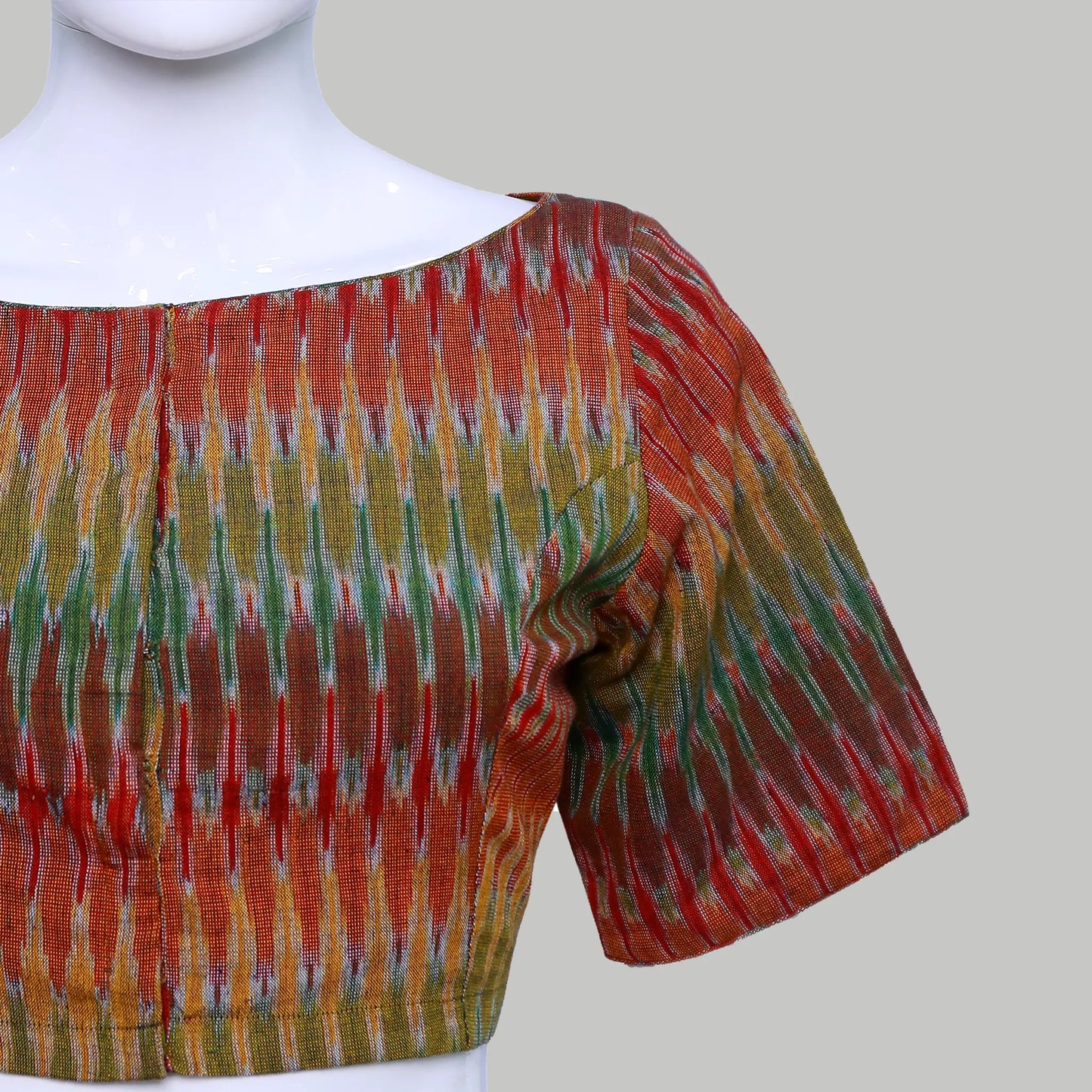 Multicolored Boat Neck Blouse – Bold, Stylish & Versatile | S3 Fashions | S3B16