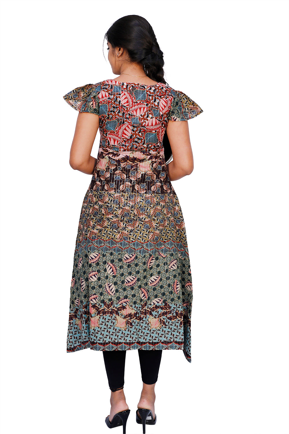 Printed A-line Kurta | S3K777