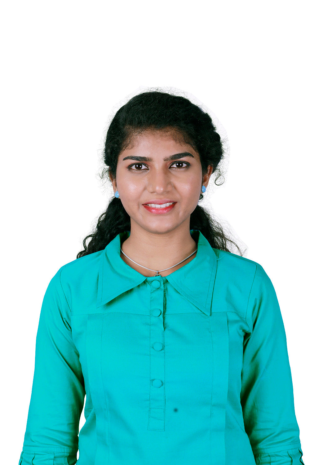 Greenish Blue Solid Straight Kurta for Women β Elegant & Comfortable Daily Wear| S3W165