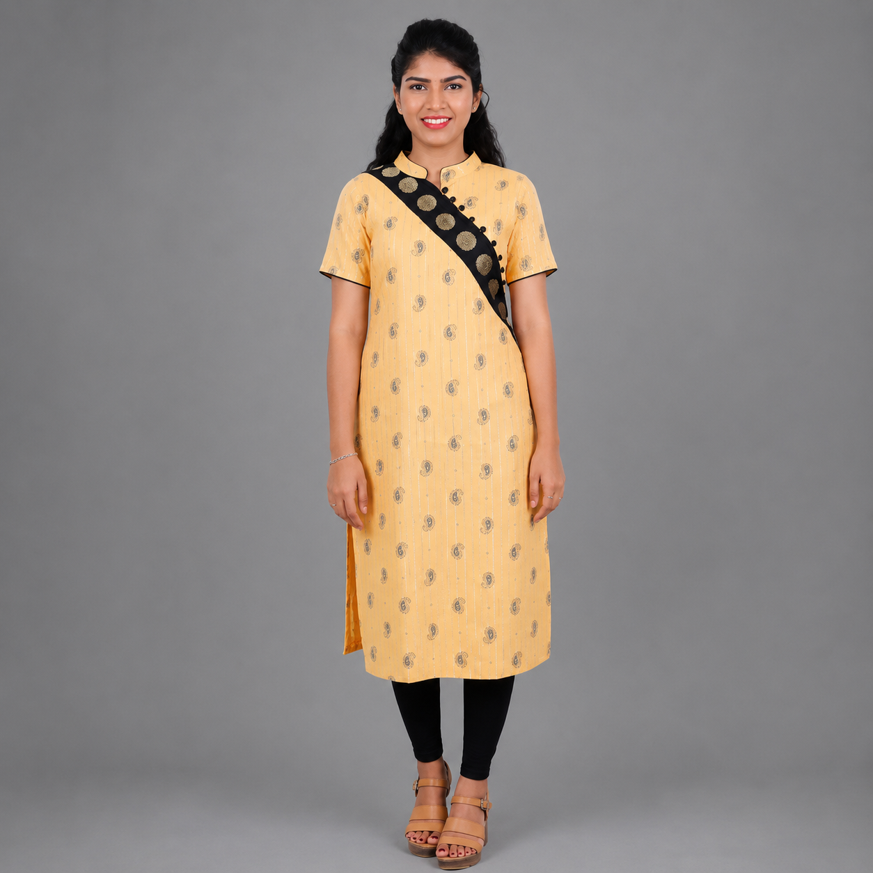 Women Printed Straight Kurta | S3X209