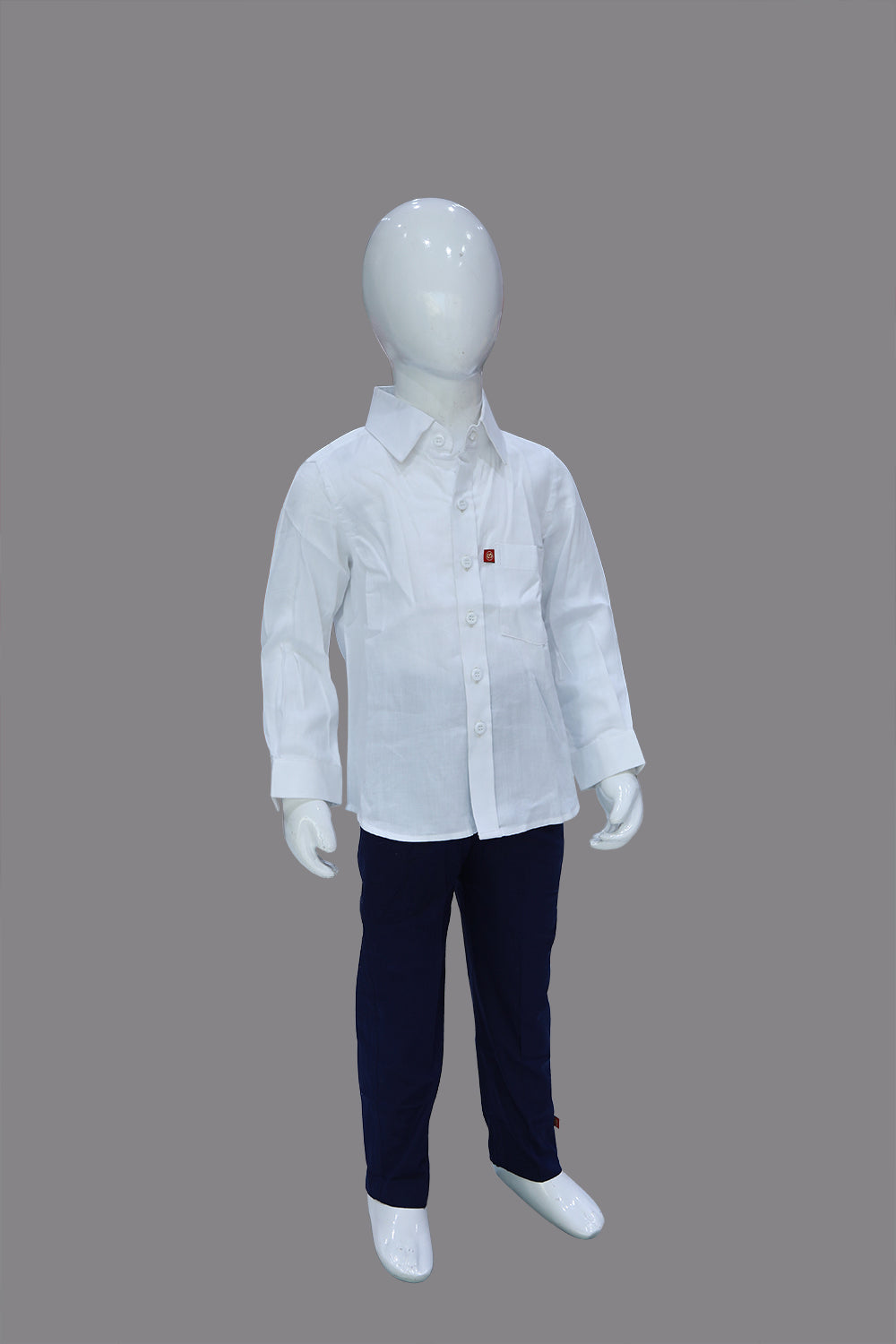 White Full Sleeves Boys Casual Shirt | S3BWHITE SHIRT
