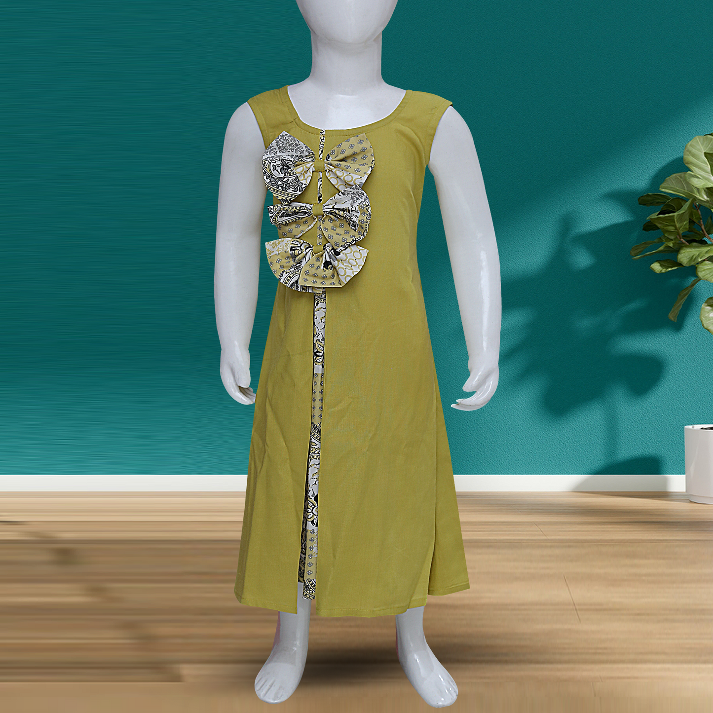 sleeveless gown