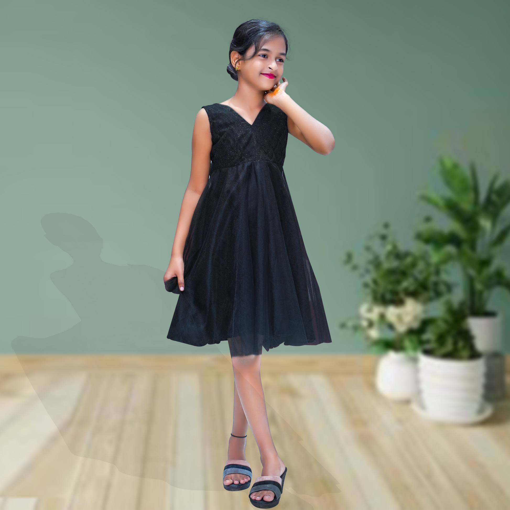 Midi Dress Little Girls Black Party Dress Baby Girl Black Princess Party Dress Toddler Girl Party Midi Dress Little Girls Black Party Dress Baby Girl Black Princess Party Dress Toddler Girl Party