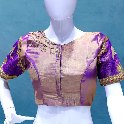 Peacock maggam work wedding blouse