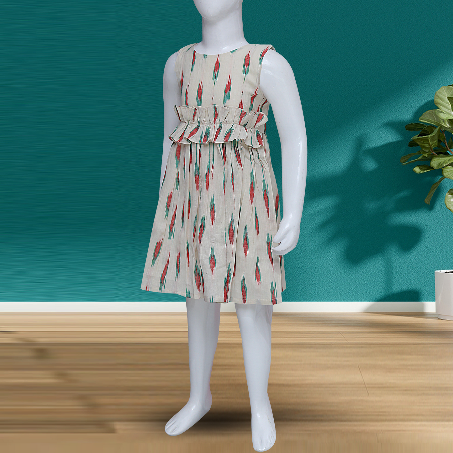 sleeveless gown