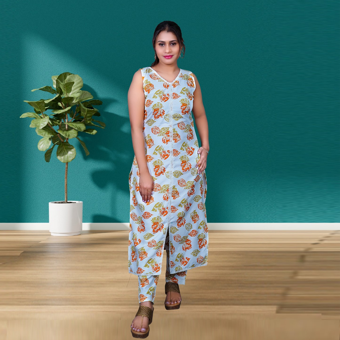 Women A-line Kurta Set