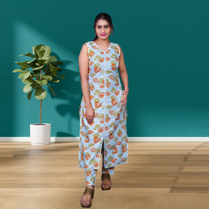Women A-line Kurta Set