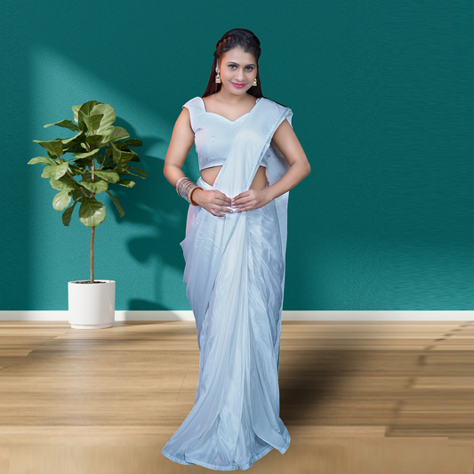 White Soft Silk Saree