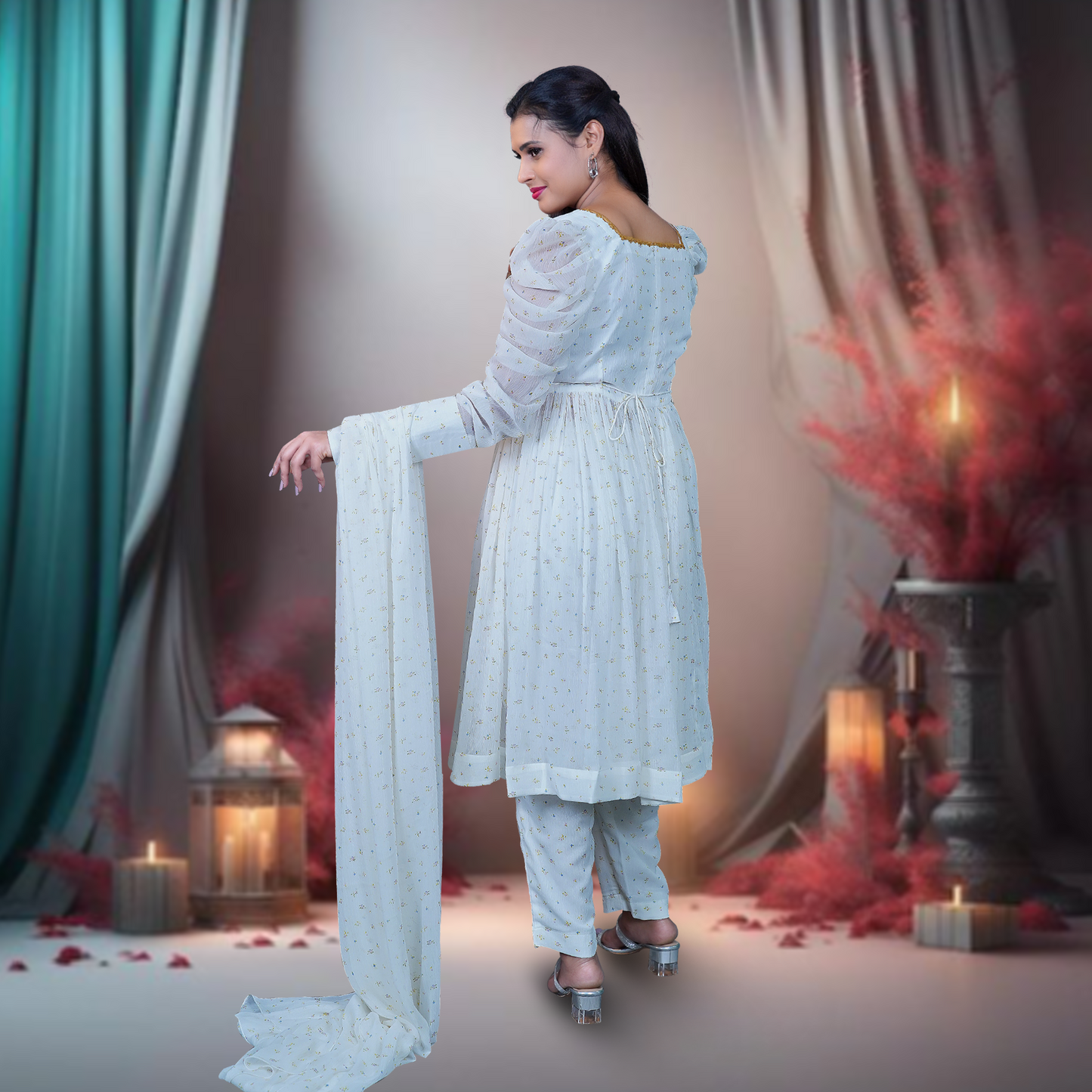 Women Kurta Pant Dupatta Set