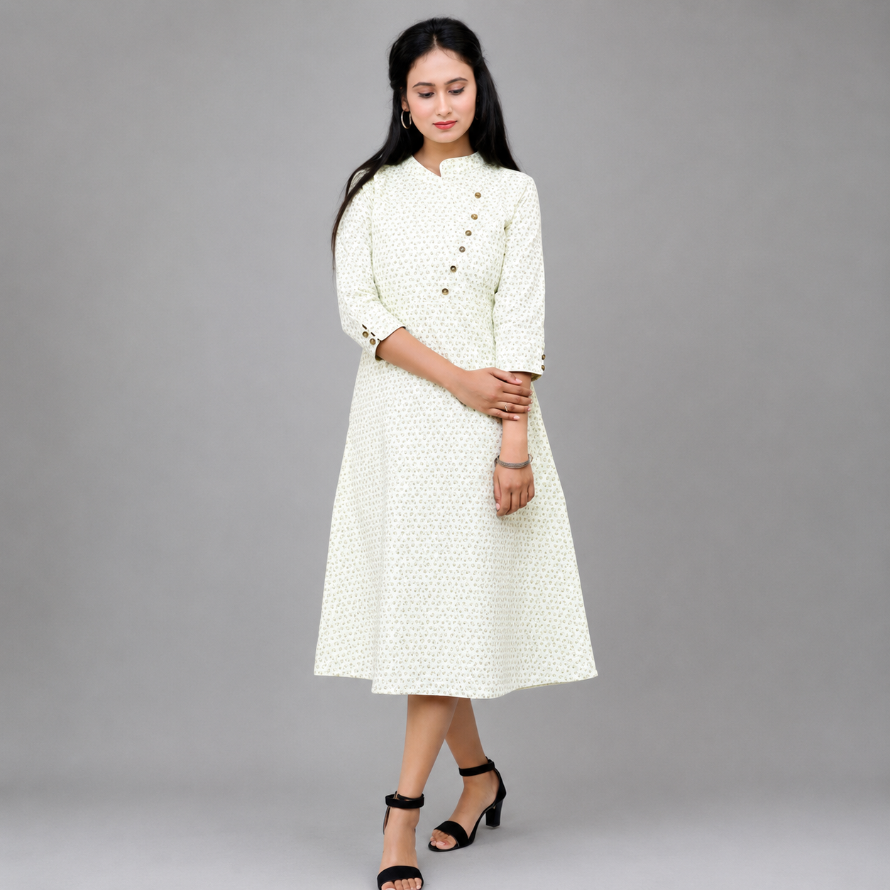 Women Printed A-line Kurta | S3X128