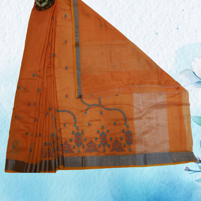Lenin Embroidery Saree | Saree 14