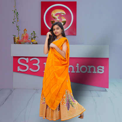 Embellished Lehenga Choli Set – Ethnic Elegance