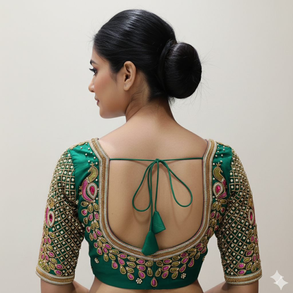 Round Neck Women Blouse