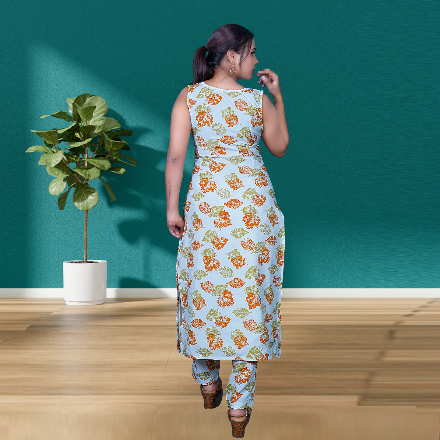 Women A-line Kurta Set