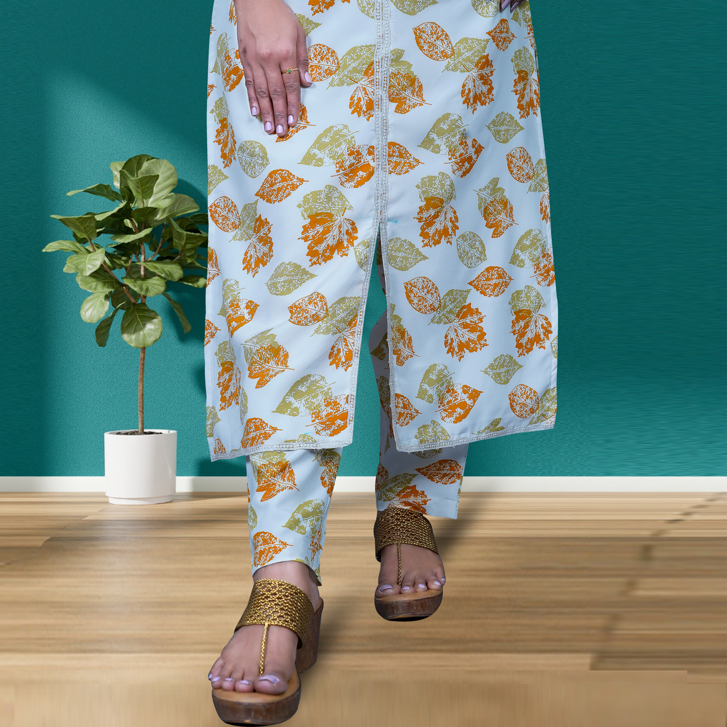 Women A-line Kurta Set
